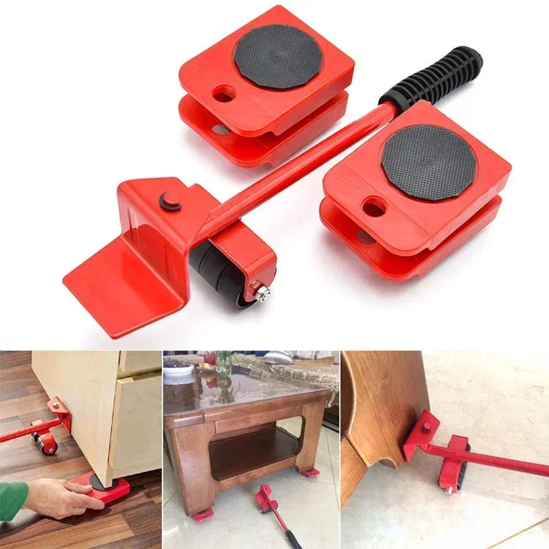 Furniture Lifter Mover Tool Set Furniture Lifting Wheels (5PCS)