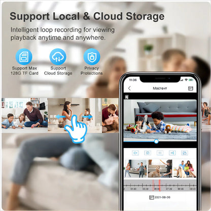 Night Vision Wireless Bulb Camera