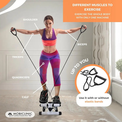 Fitness Stepper Exerciser with Rope
