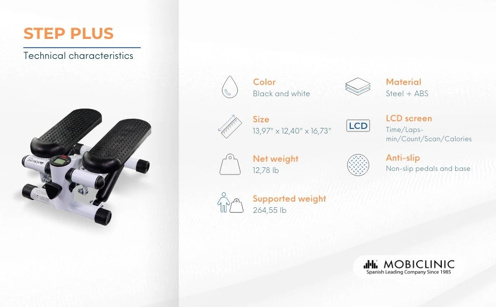 Fitness Stepper Exerciser with Rope